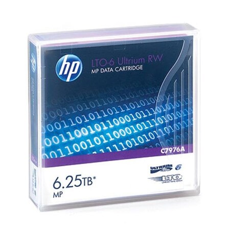 Hp Hewlett Packard Hp Lto-6 Ultrium 6.25tb Rw Data Tape C7976A